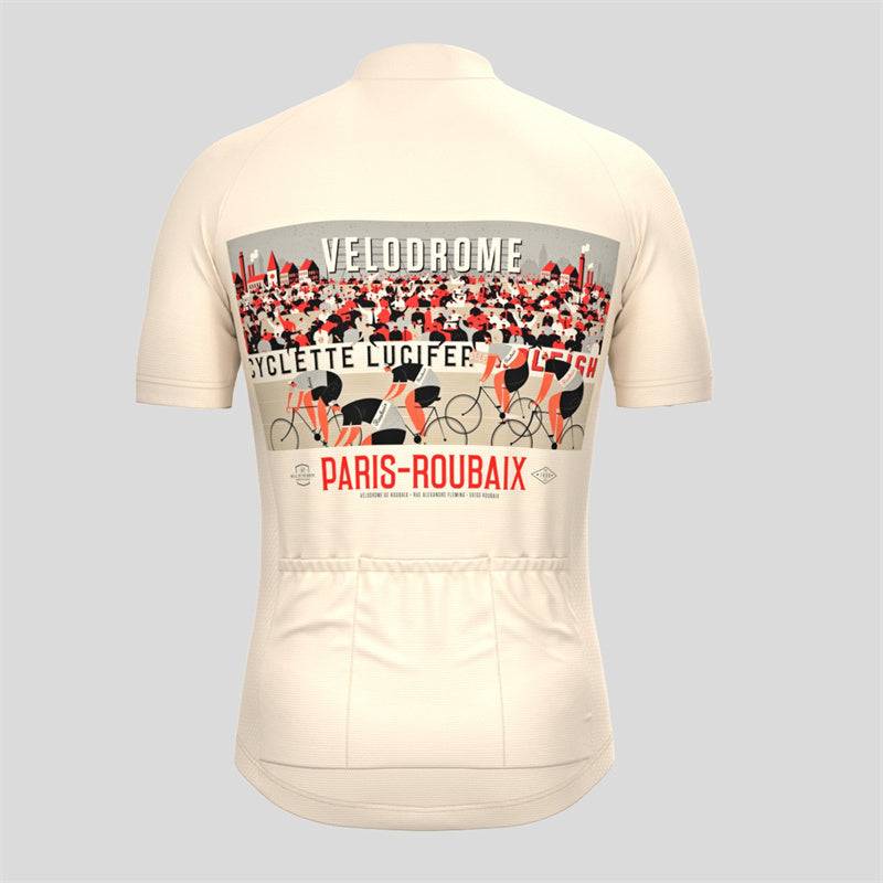 Paris-Roubaix Velodrome Jersey |Men's Classic Cycling Top
