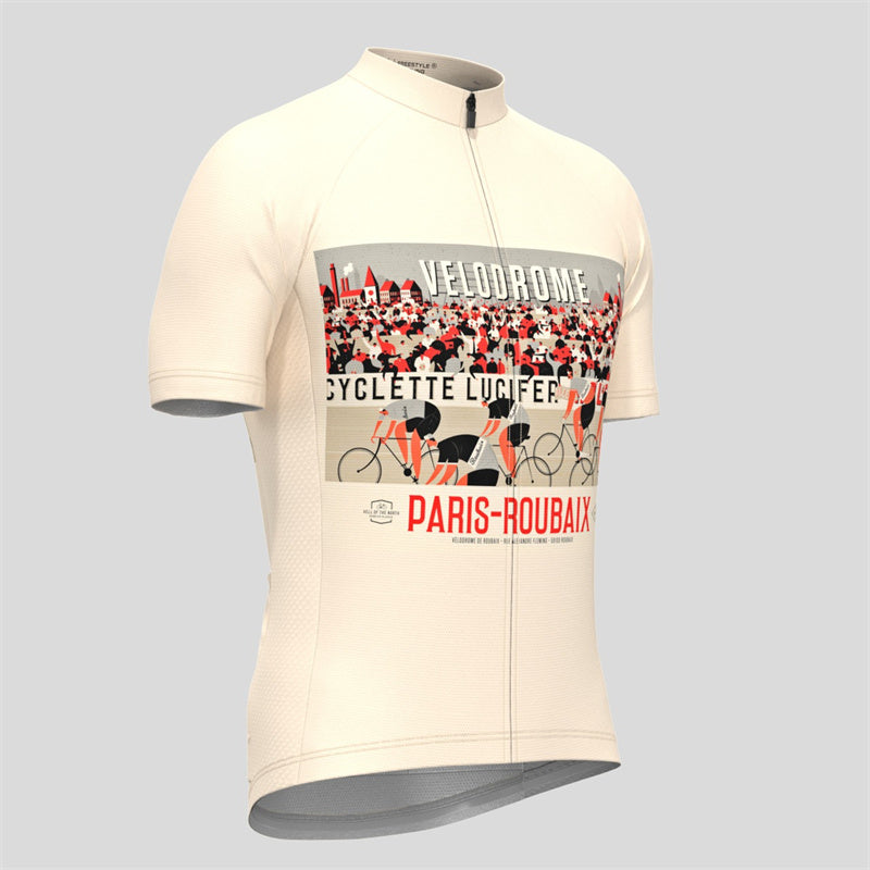 Paris-Roubaix Velodrome Jersey |Men's Classic Cycling Top