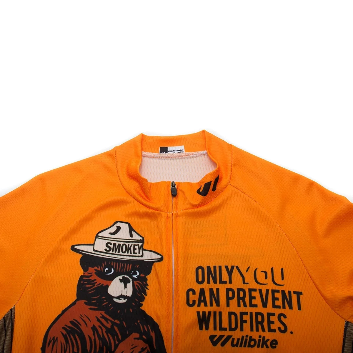 Men's Smokey Bear Cycling Jersey - Breathable for Road Cycling