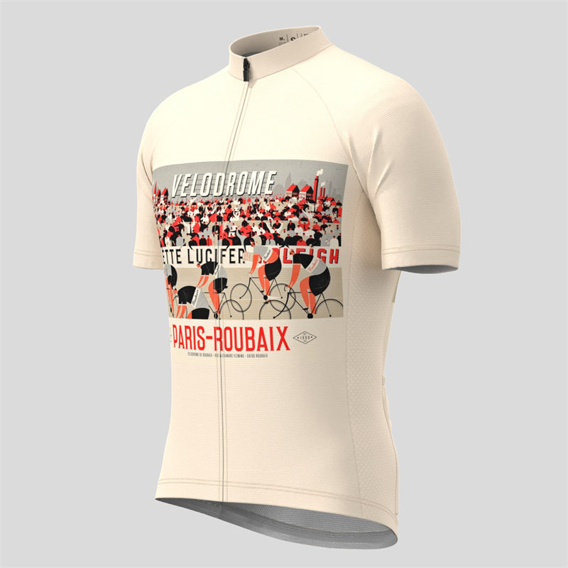 Paris-Roubaix Velodrome Jersey |Men's Classic Cycling Top