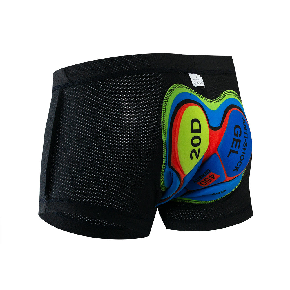 Men's Cycling Underwear Shorts 20D Padded Gel,MTB Biking Shorts Pants with Breathable,Adsorbent Design