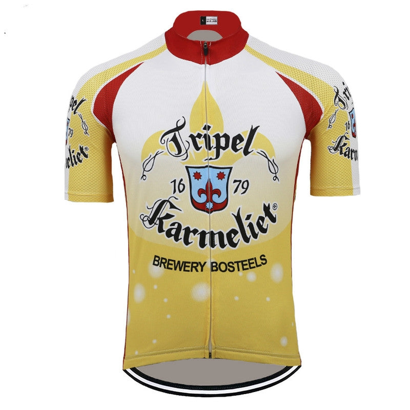 Karmeliet Beer Cycling Jersey | Men's Retro Belgian Bike Shirt