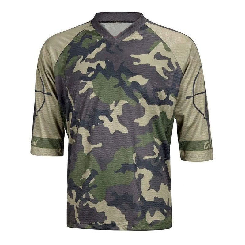 Men’s Camo Motocross Jersey – Short Sleeve Dirt Bike & MTB Racing Shirt with Breathable Quick-Dry Fabric