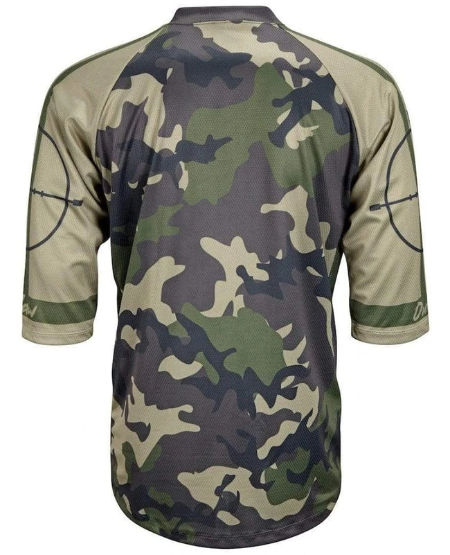Men’s Camo Motocross Jersey – Short Sleeve Dirt Bike & MTB Racing Shirt with Breathable Quick-Dry Fabric
